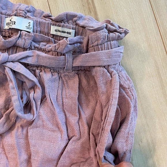 Lilac Hollister Linen Summer Shorts - Picture 5 of 5